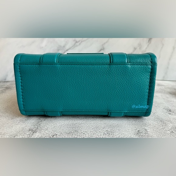 EUC - Marc Jacobs The Leather Tote Bag Small - Harbor Blue - Picture 6 of 9